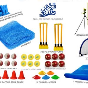 All in one cricket indoor set up
