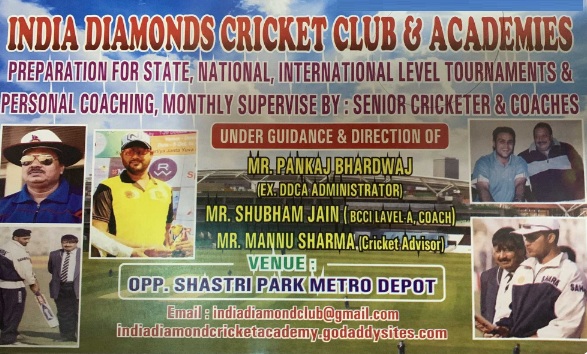 India Diamonds Cricket Academy