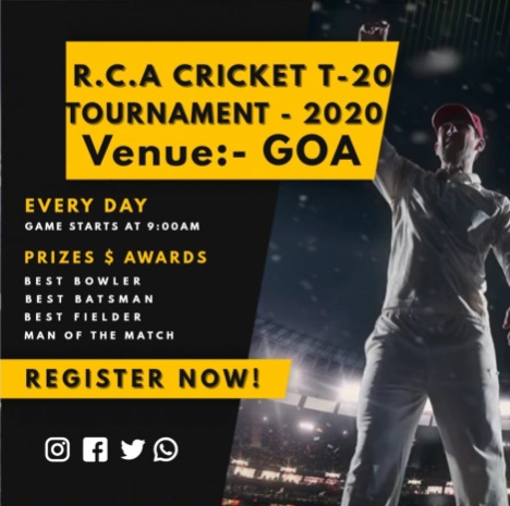 Royal Cricket Academy Organized by All India T20 Cricket Tournament in Goa - 2020