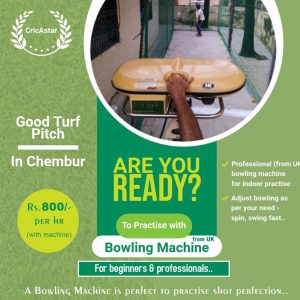CricAstar Idooor Nets With Bowling Machine, chembur Mumbai