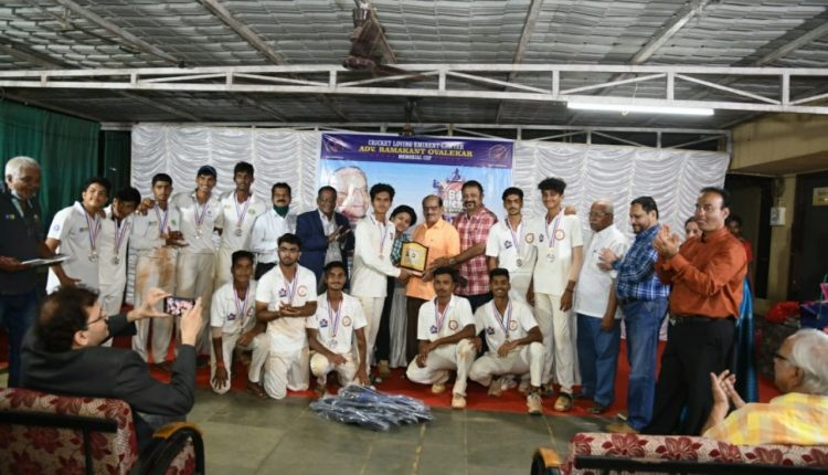 Mumbai Sporting Union, Thane champions of the S4 Cricket League