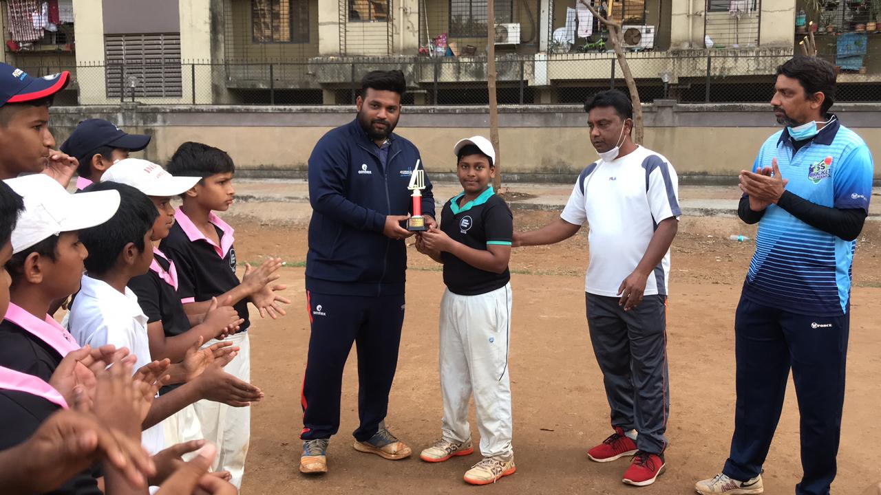 Jay Nadar from Shivseva Cricket Academy in Mumbai