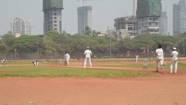 Local cricket match in mumbai