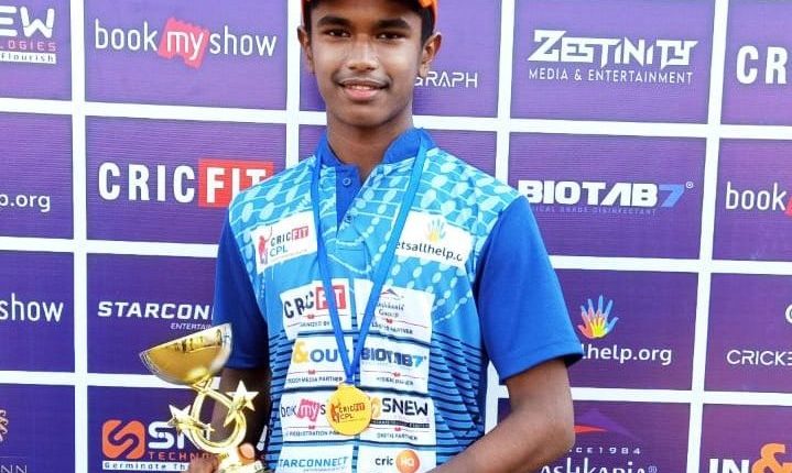 Malhar Mane in Cricfit Premier League