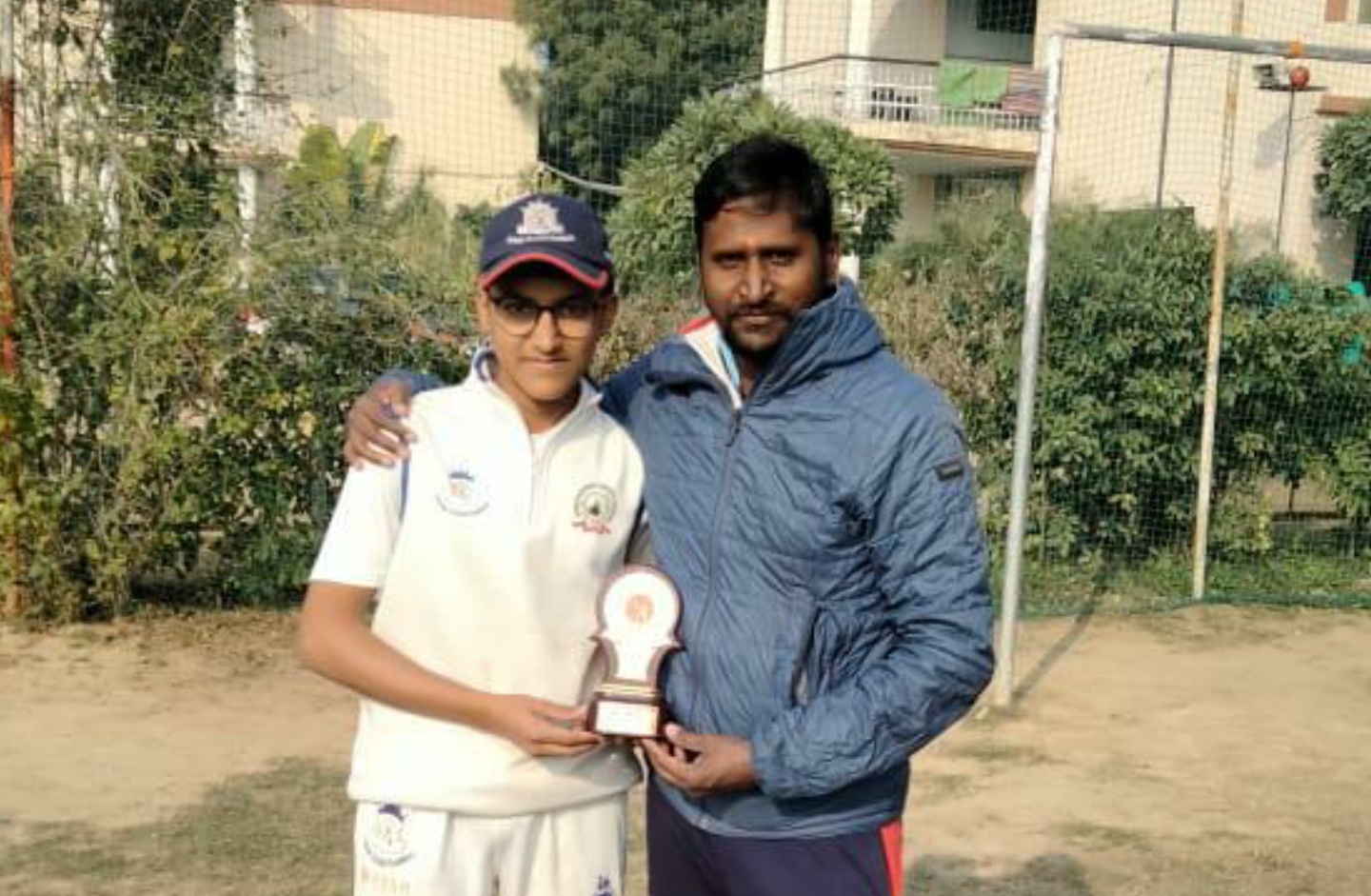 Saransh Jain from Venkateshwar Cricket Academy in Delhi