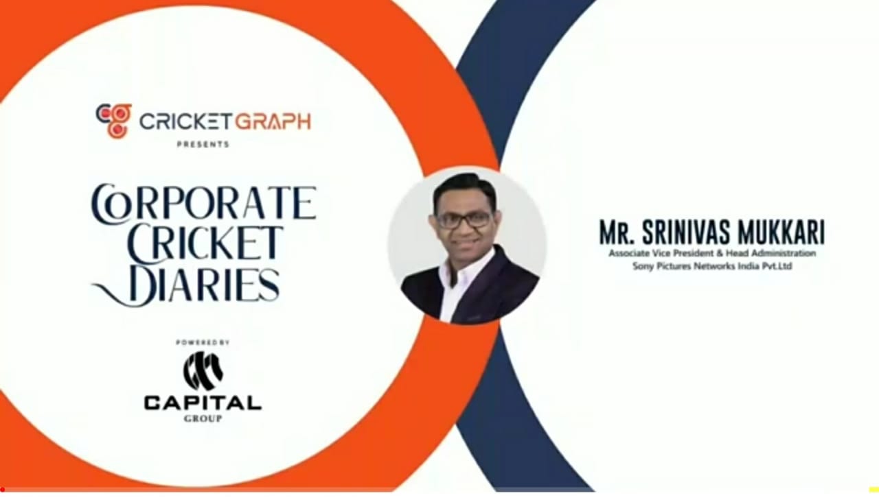 Srinivas Mukkari from Sony | Corporate Cricket Diaries