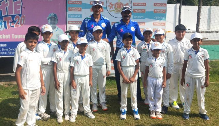 Winning team SANTOSH SPORTS CRICKET ACADEMY