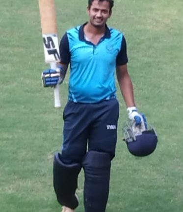 Hersh Tank scored 116 runs in police shield