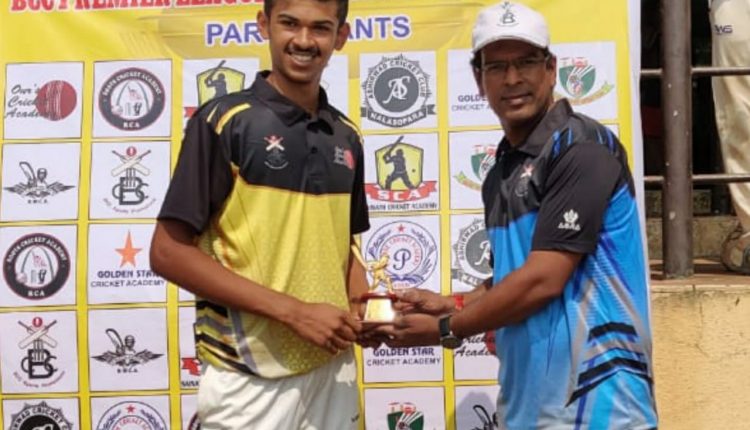 Aayush Vartak scored 131 at Jivdani Cricket Ground in Virar