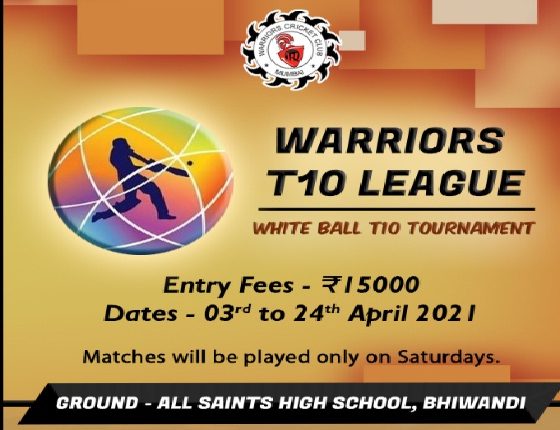 WARRIORS T10 White Ball Tournament 2021