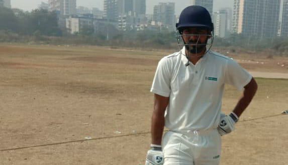 Anil Kumar R scored 101 runs at Matunga GYMKHANA