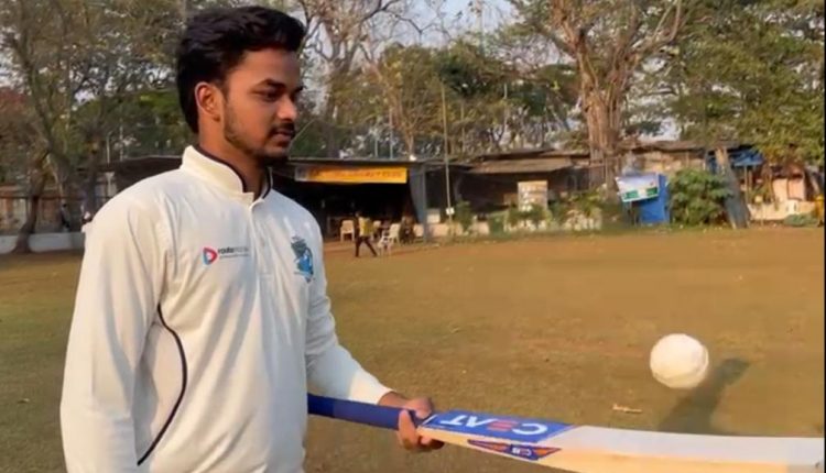 Prathamesh Pawar scored 58* at Parsee Gymkhana Ground