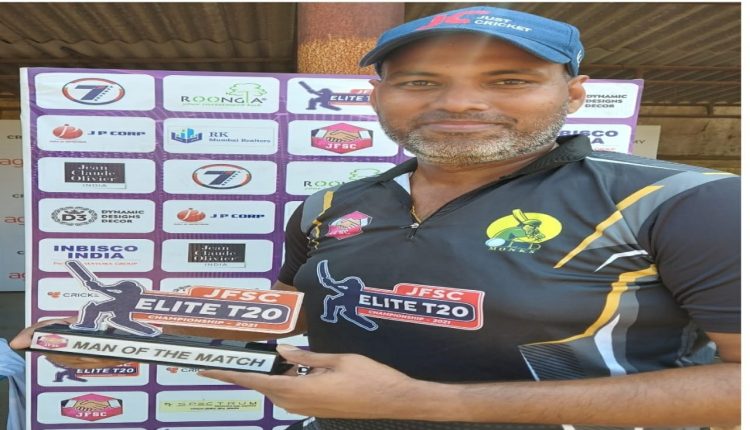 Vijay Singh scored 91 runs at Vengsarkar Cricket Ground