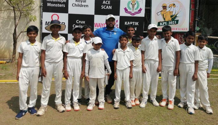 Winning team KARAN CRICKET ACADEMY