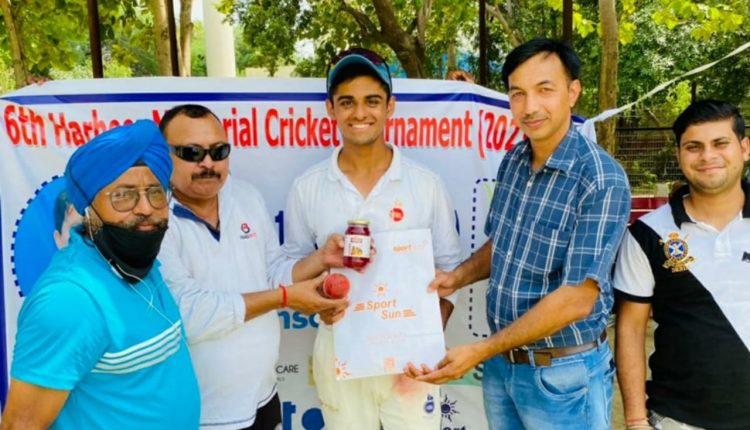 Aryan Dalal from Venkateswara Cricket Academy