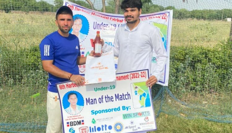 Nikhil Tyagi from Sporting Club Cricket Academy in Delhi