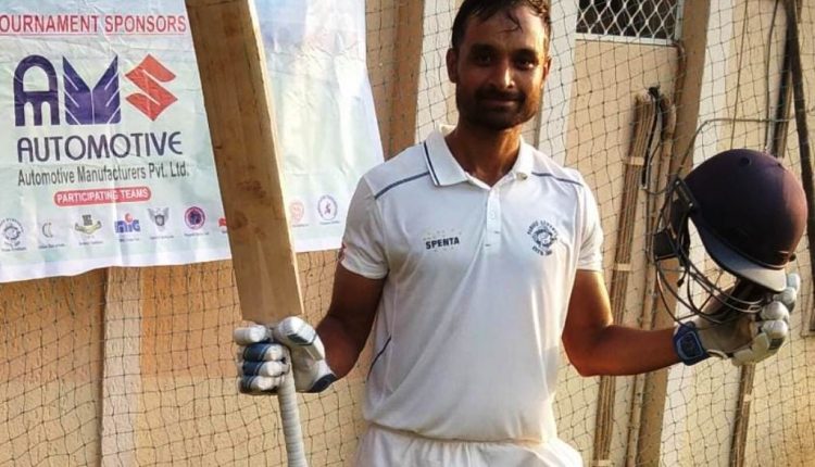 Nikhil Patil Double Century in Police Shield 2021