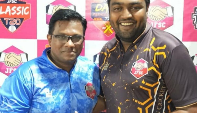 Vrajesh Modi took 5 wickets at Fatima Cricket Ground in Mumbai