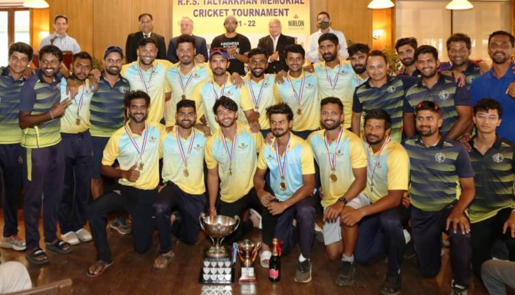 Cricket Club of India - Winner of RFS Talyarkhan Trophy