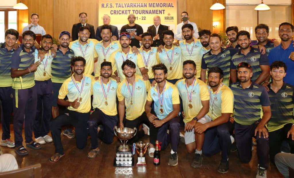 Cricket Club of India - Winner of RFS Talyarkhan Trophy