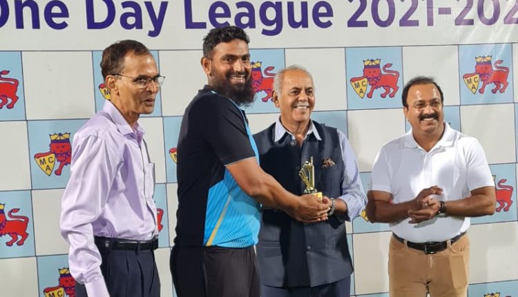 Man of the Tournament - Musavir Khote