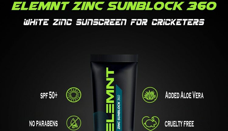 Elemnt Zinc Sunscreen -Best Sunscreen for Cricketers