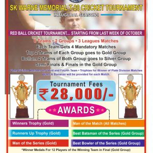 SK Warne Memorial T20 Cricket Tournament 2022
