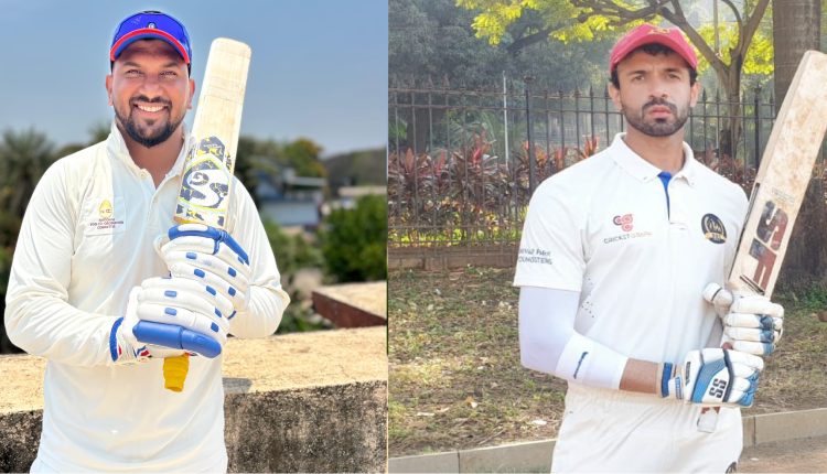 Hridayesh Pawar Scored 136 runs in 74 balls, (11 Fours & 11 Sixes), And Maitrik Thakkar Scored 103 runs in 75 balls (12 Fours & 1 Six)