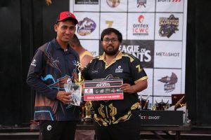 Omtex - Best fielder of the league - Sagar Kuwar