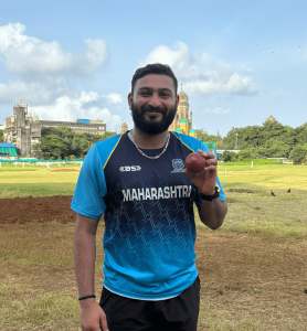 Kunal Thorat after picking five wicket haul