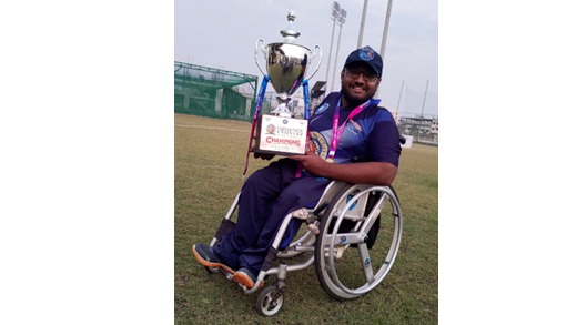 Rahul Ramugade Mumbai Wheelchair Cricket Captain