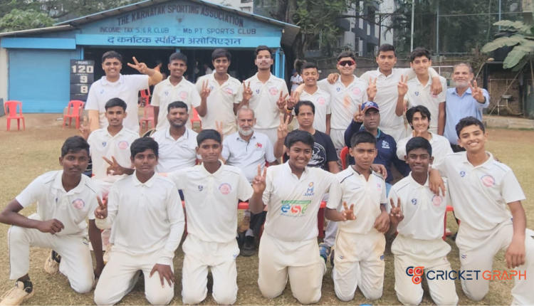 Anjuman Islam English high school won by 103 runs