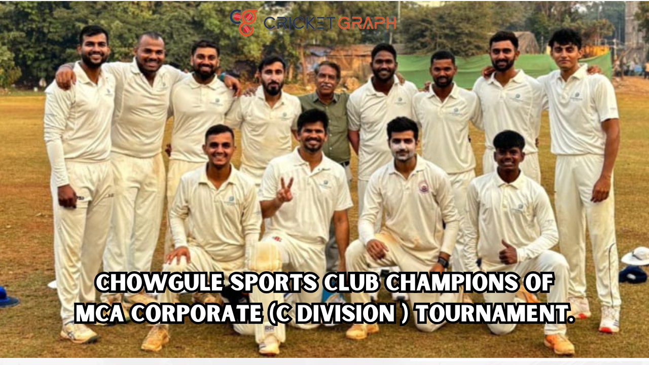 Chowgule sports club champions of MCA corporate (C division ) tournament.