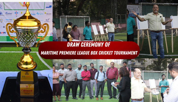 Draw Ceremony of Maritime premiere league box cricket tournament