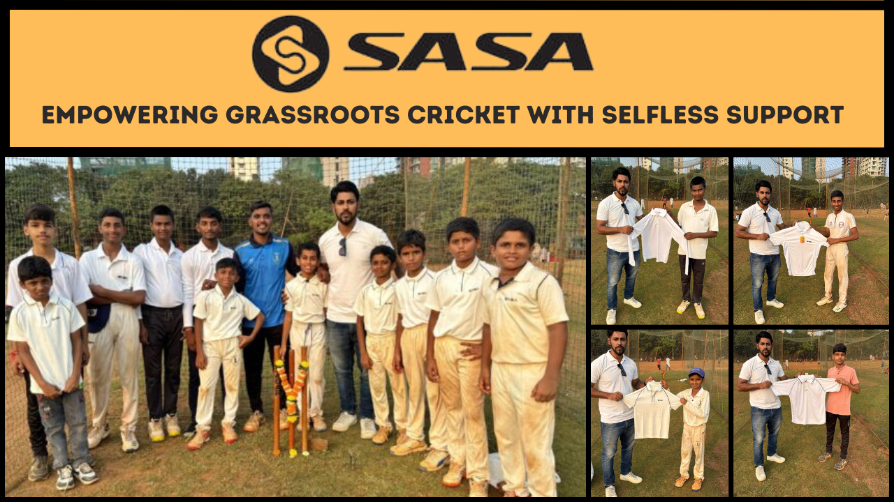 SASA eyewear extends helping aspiring cricketers across Mumbai
