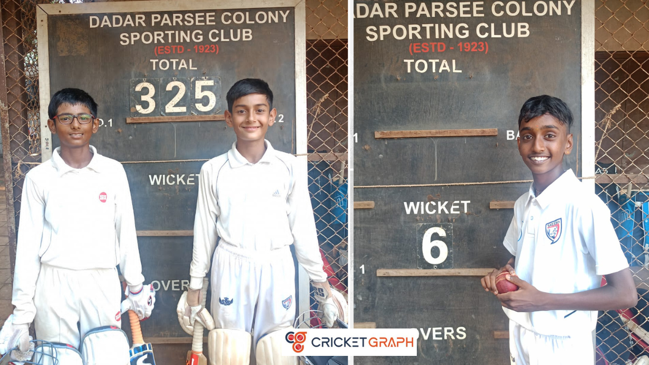 Sanmit Kothmire (120 Runs) Advit (183 Runs) Aayush Chavan (6 Wickets)