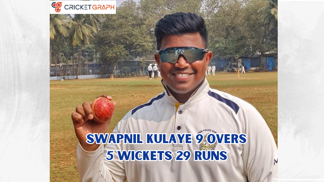 Swapnil Kulaye 9 Overs 5 wickets 29 runs