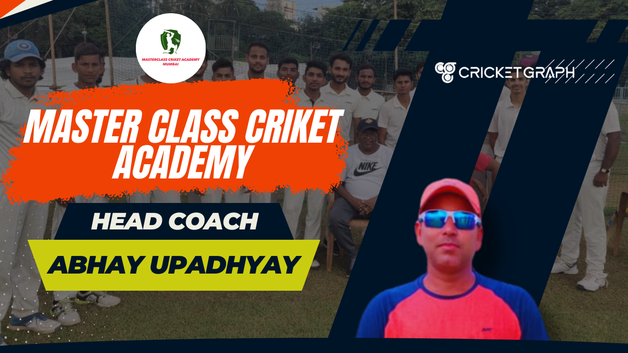 Abhay Upadhyay Head coach and Founder of Master class cricket academy
