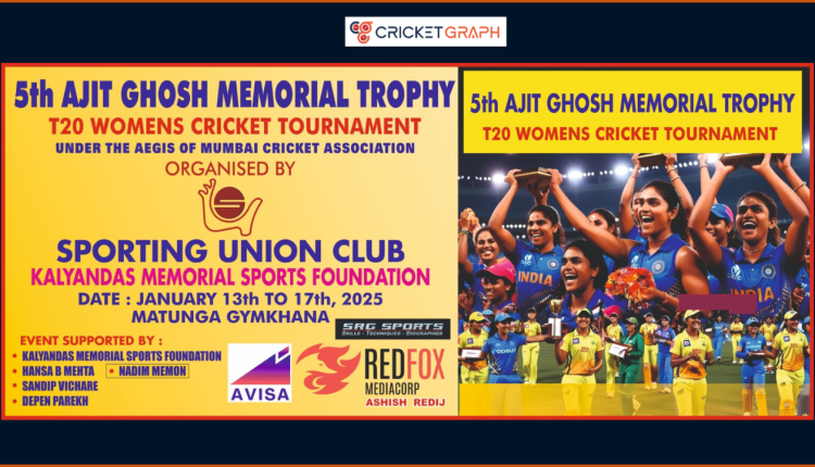 AJIT GHOSH MEMORIAL TROPHY T20 WOMEN'S CRICKET TOURNAMENT