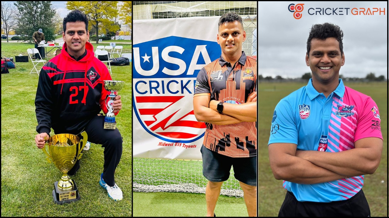 Vineet Sinha selected for USA team for world series cup 2025 (Over 40)