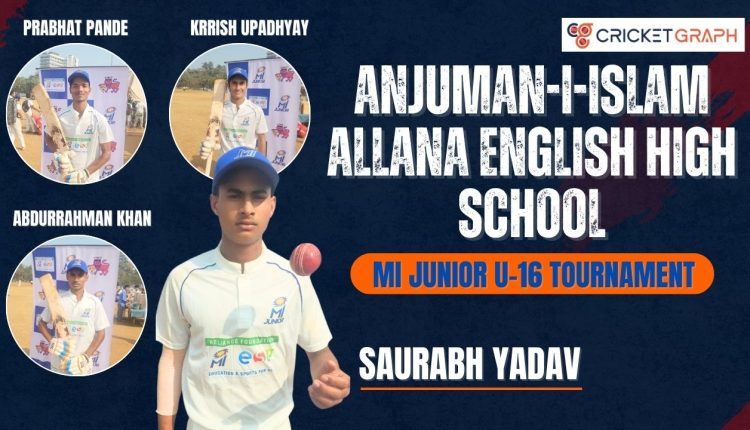 Prabhat Pandey, Krrish Upadhyay, Abdurrahman Khan of Anjuman Islam Allana English High School