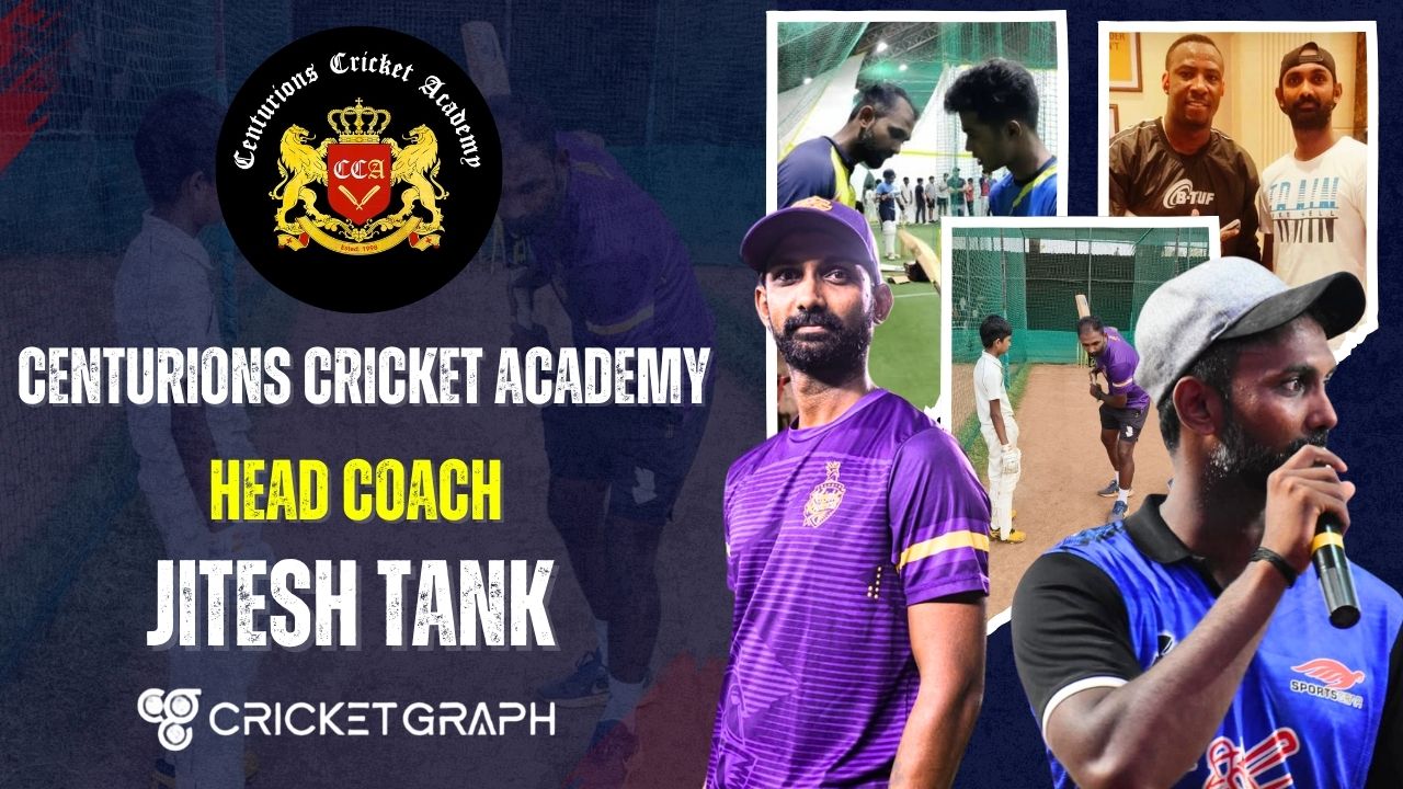 Jitesh Tank Founder and Head Coach of Centurion cricket academy
