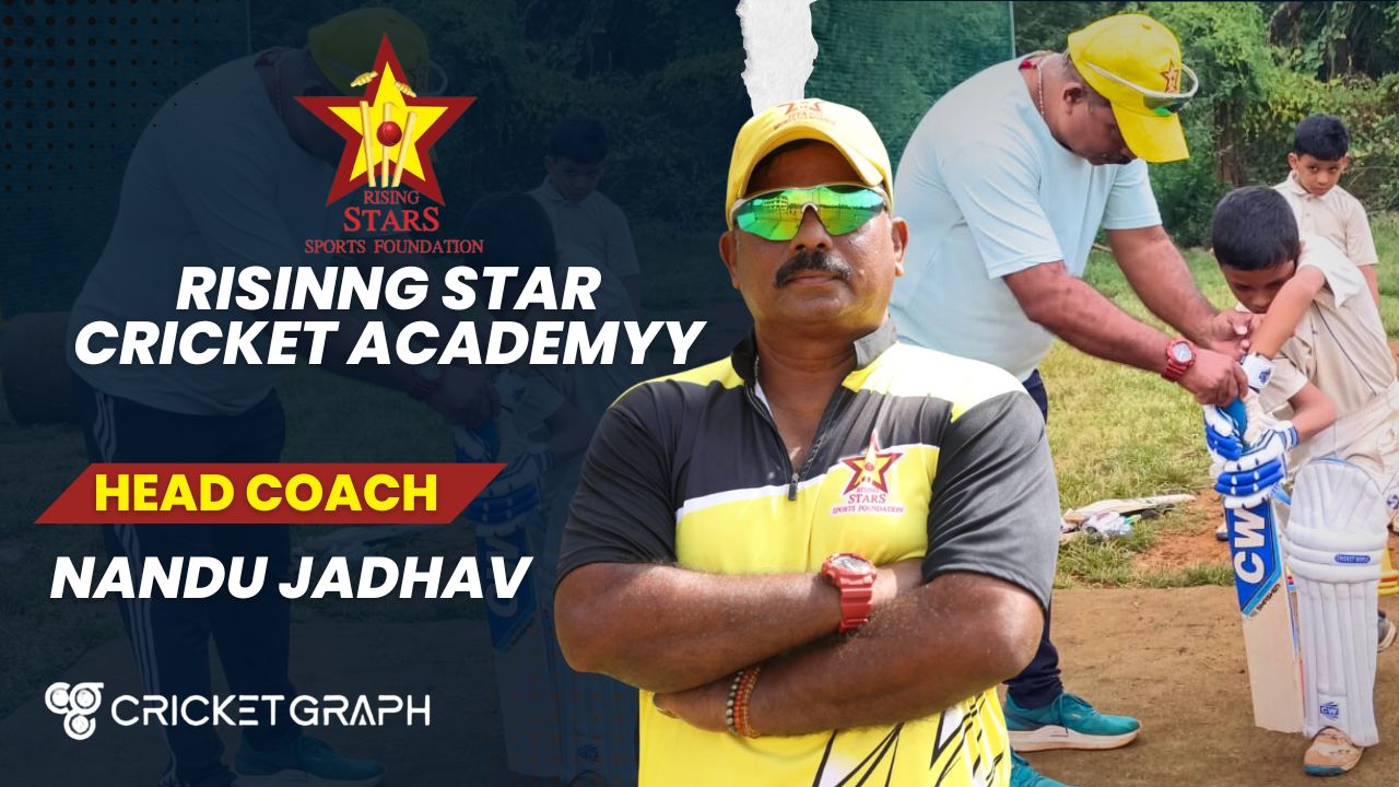 Nandu Jadhav Founder and Head Coach of Risinng Star Cricket Academy