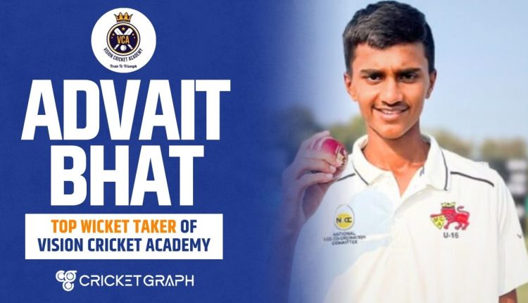 Advait Bhat of NL Vision Cricket Academy