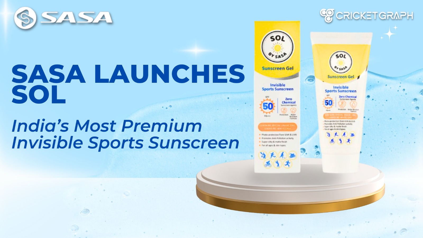 SOL- India's most Premium Invisible sports sunscreen