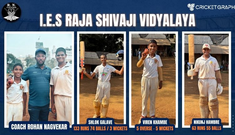 IES Raja Shivaji Vidyalaya, Shlok Gavale, Viren Khambe, Nikunj Hambre