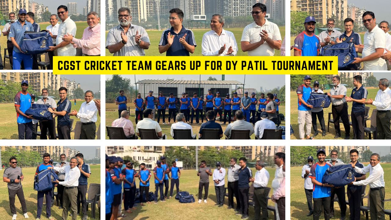CGST Cricket Team Gears Up for DY Patil Tournament