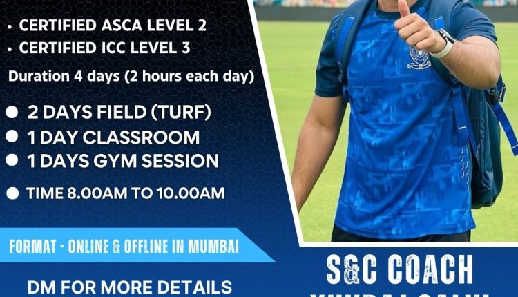 Yuvraj Salvi Strength and Conditioning Coach