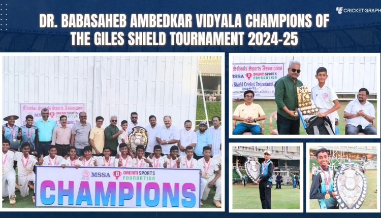 Dr. Babasaheb Ambedkar Vidyalaya Won the Title of Giles Shield 2024-25