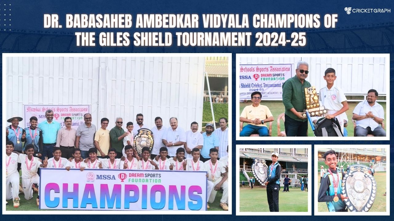 Dr. Babasaheb Ambedkar Vidyalaya Won the Title of Giles Shield 2024-25